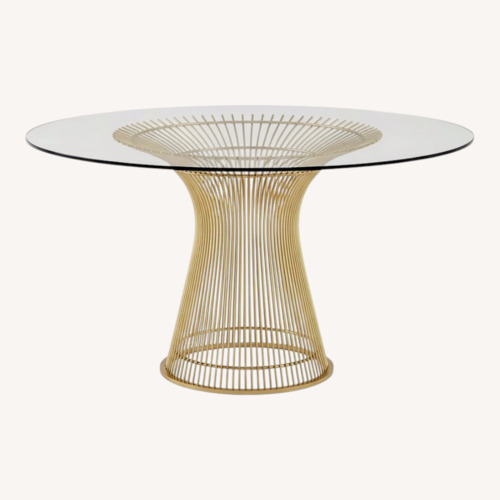 Used Design Within Reach Glass Dining Table for sale on AptDeco