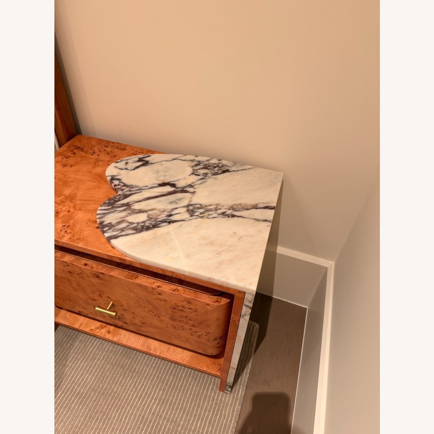 Designer Walnut Bed Frame - image-4