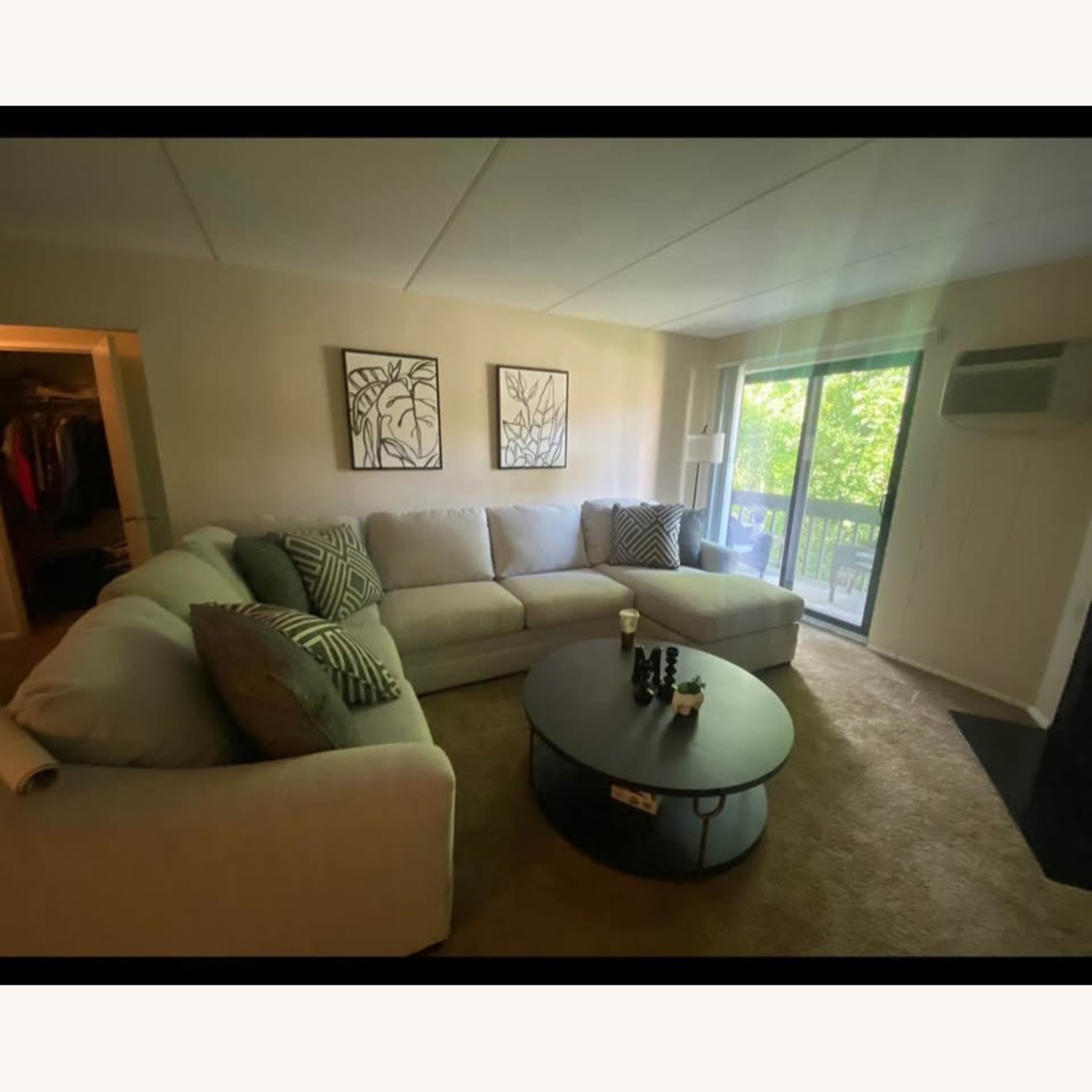 Light Gray 2 Piece Sectional - image-2