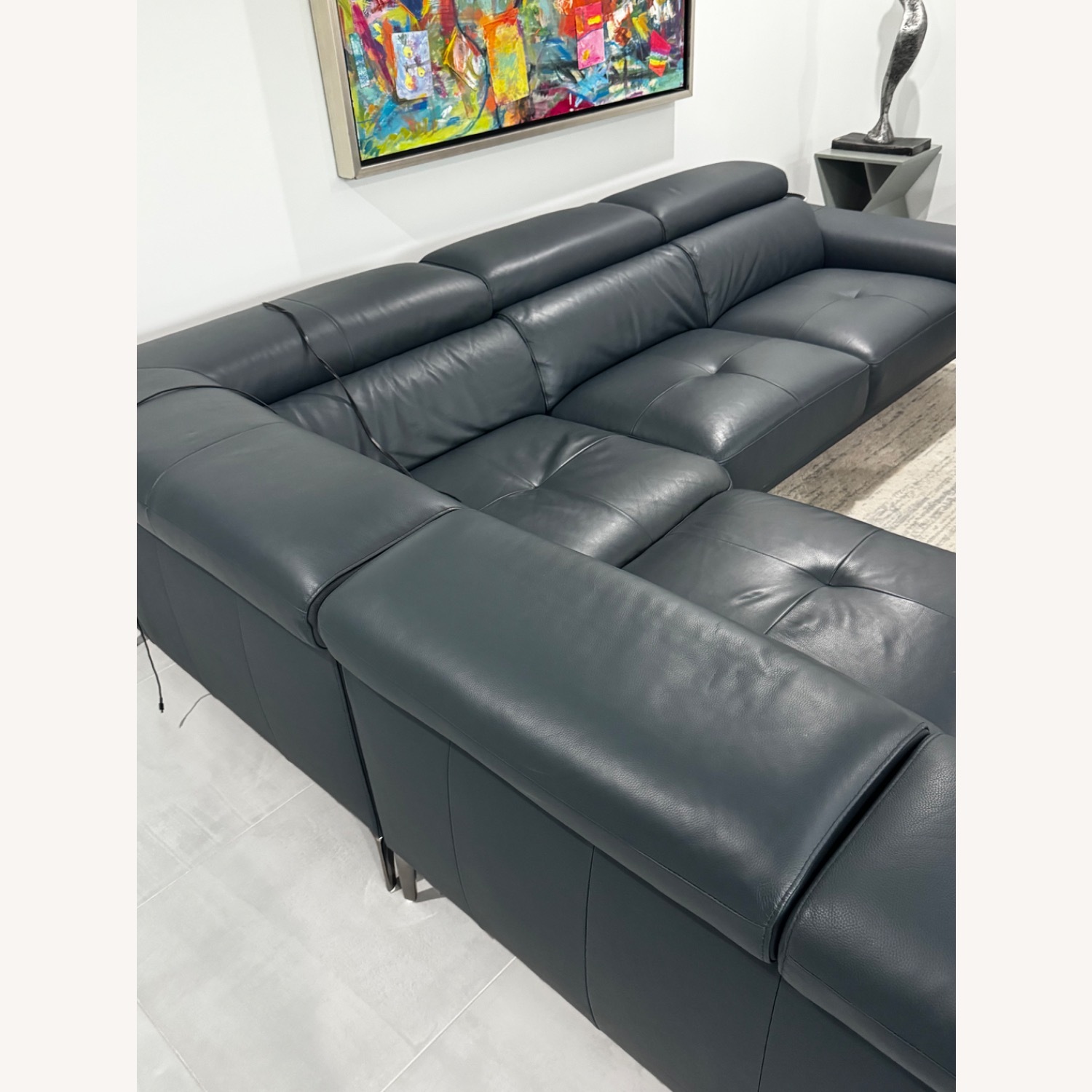 Abbyson Living Furniture Blue 3+ Seater Sofa - image-5