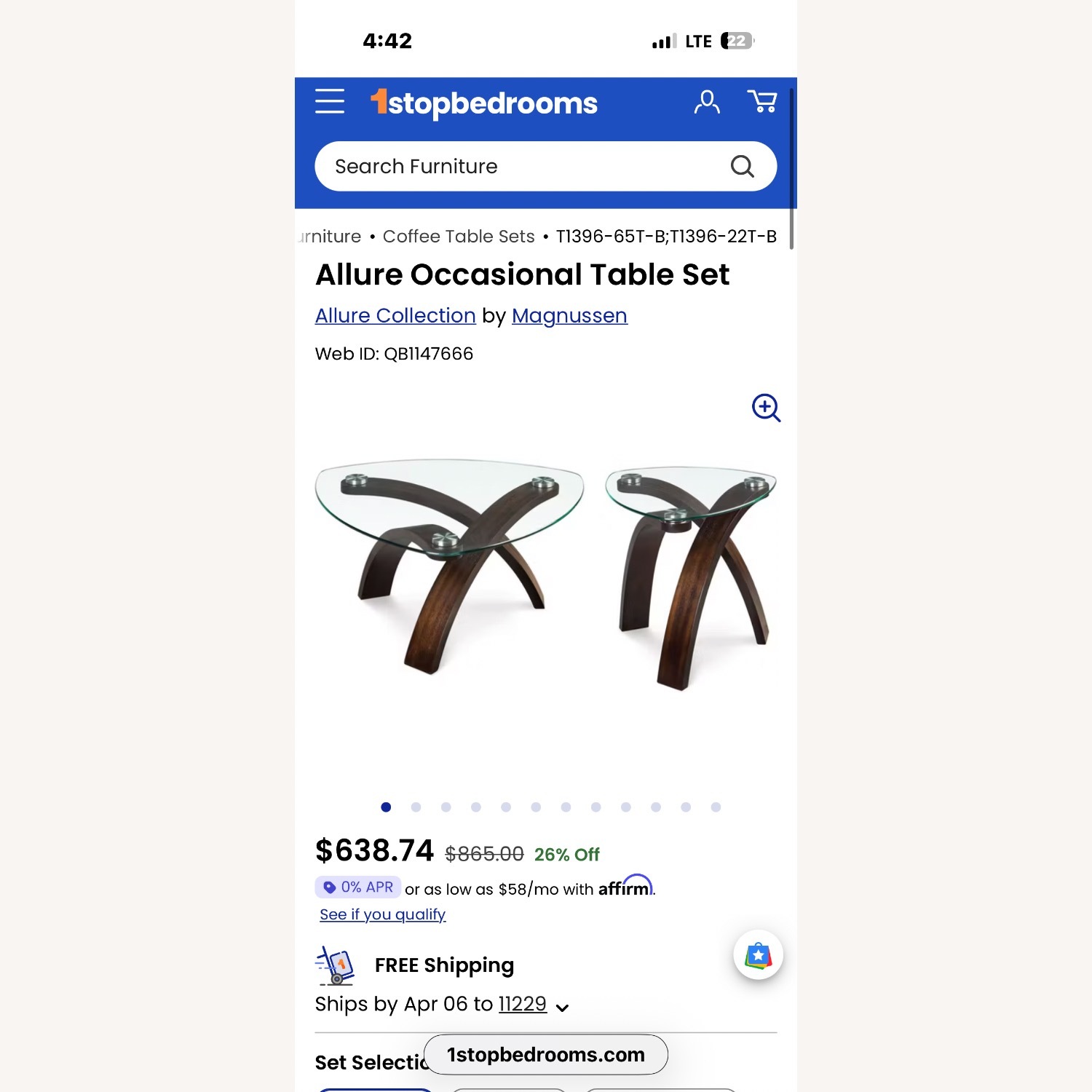 Allure Occasion Living Room Set - image-1