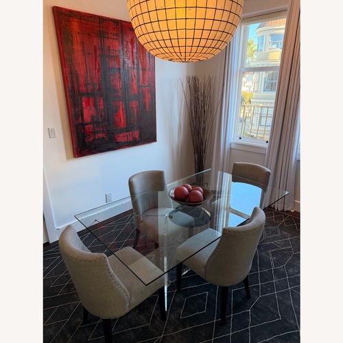 Used Restoration Hardware French Barrelback Light Gray Dining Chairs for sale on AptDeco