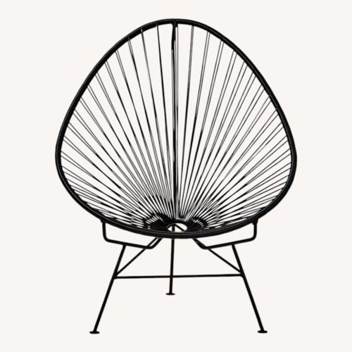 Used CB2 Black Accent Chair for sale on AptDeco