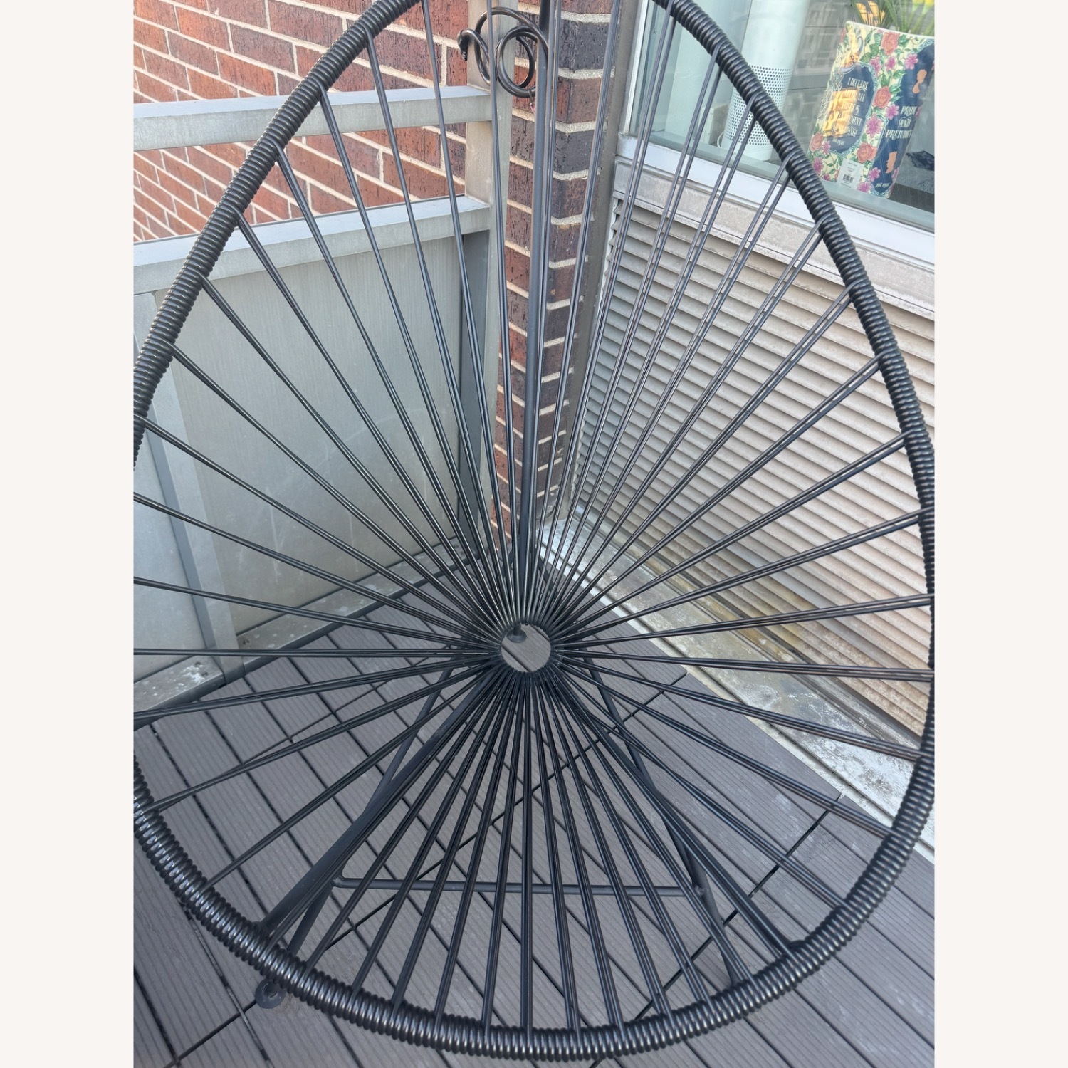 CB2 Black Accent Chair - image-3