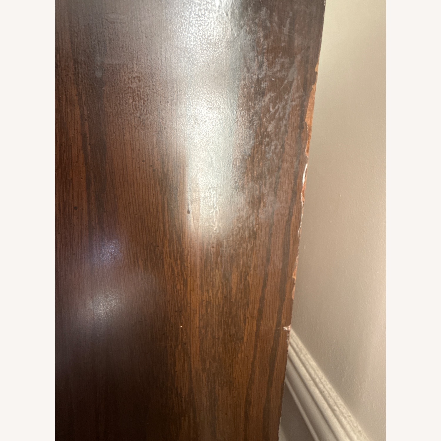 Dark Brown Wood Chest - image-5