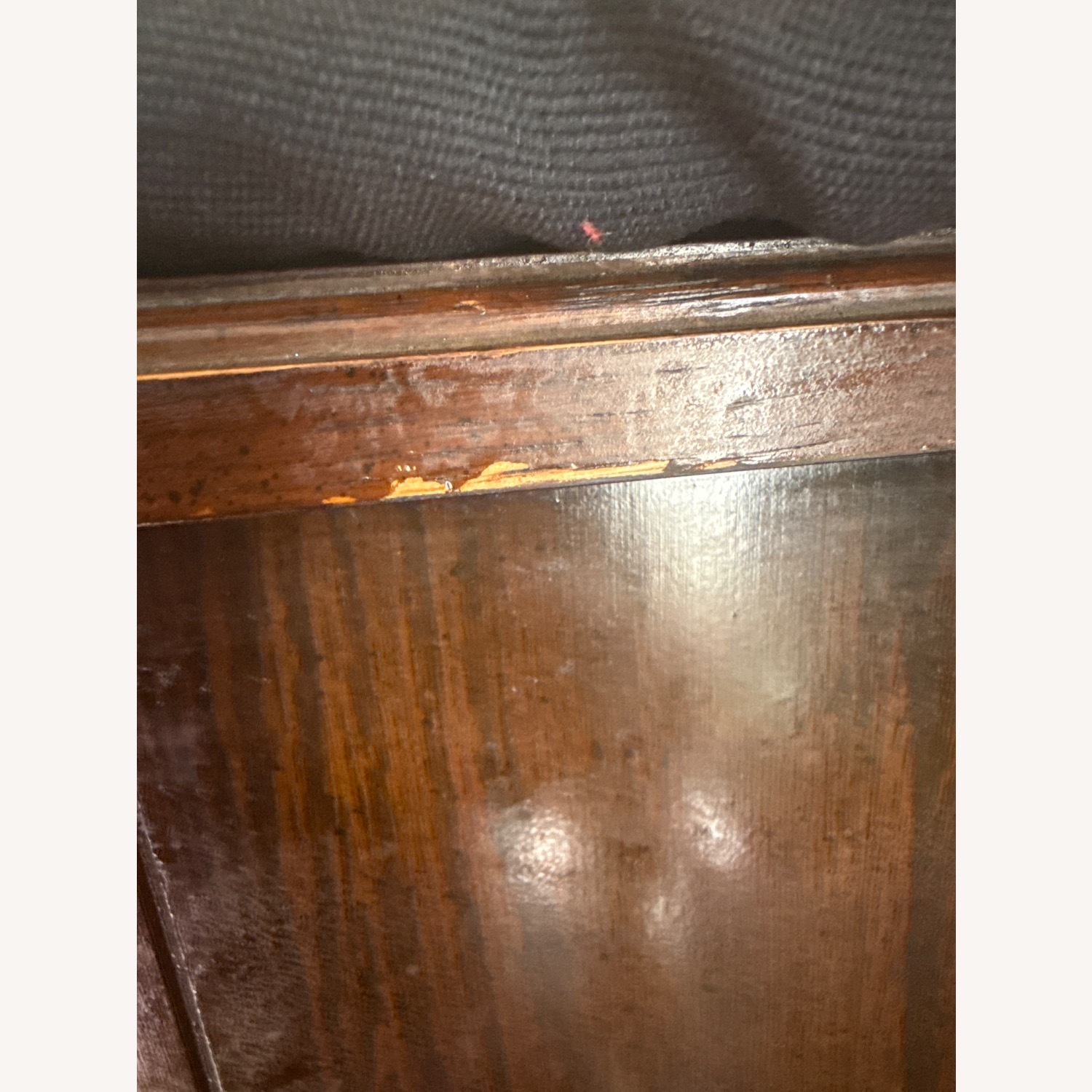 Dark Brown Wood Chest - image-4