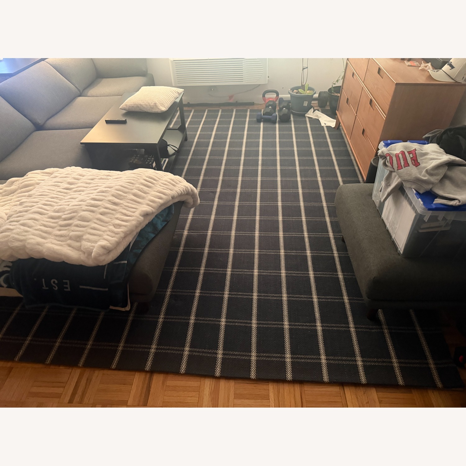 Erin Gates by Momeni MLB-3 Navy Rug – 8’ x 10’ - image-1