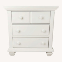 Pottery Barn White Side Table
