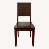 Dark Brown Wood Dining Chairs