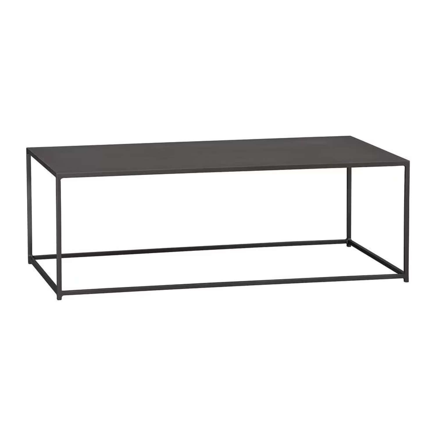 CB2 Mill Dark Gray Metal Coffee Table - image-7