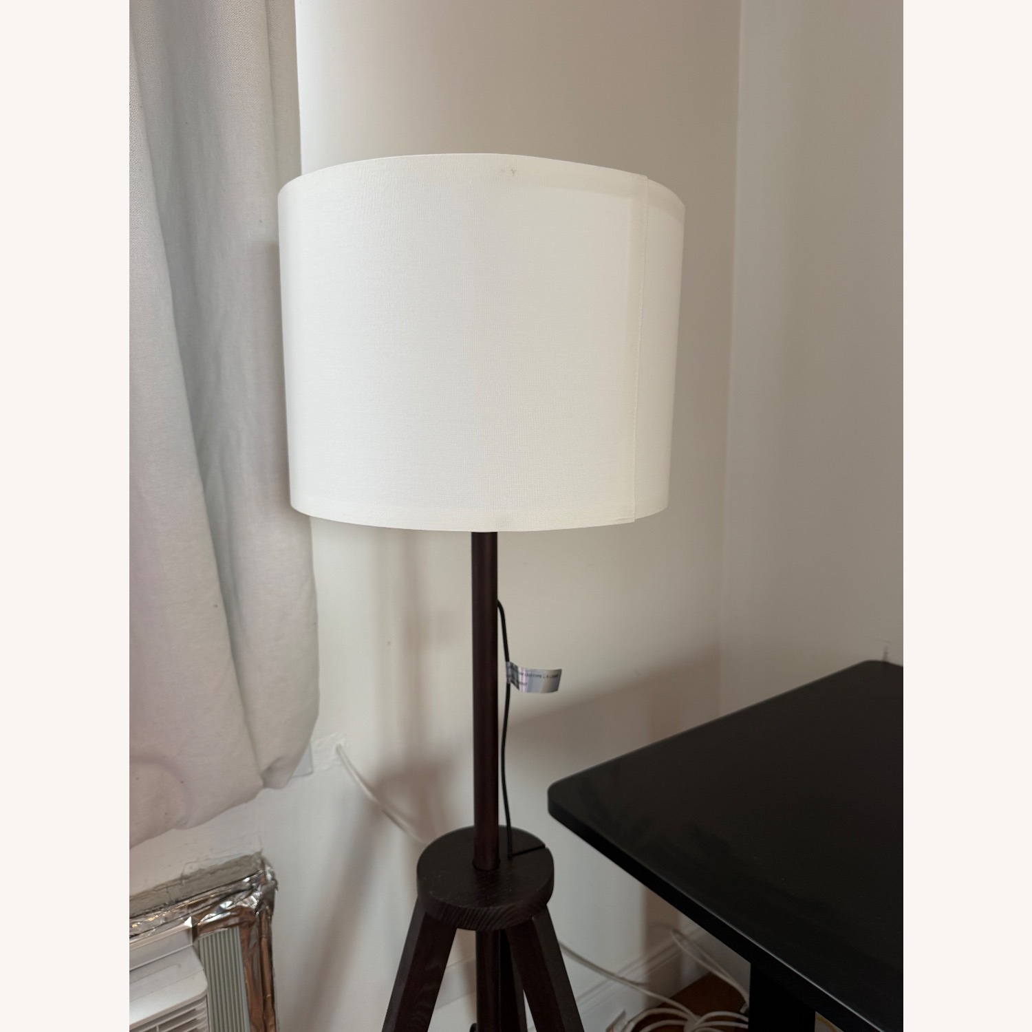 IKEA LAUTERS Black Floor Lamp - image-1