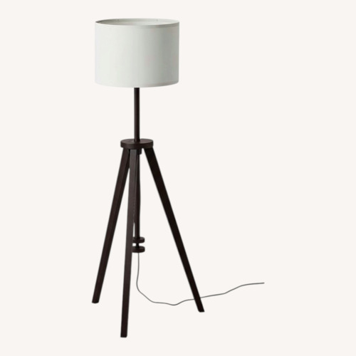 Used IKEA LAUTERS Black Floor Lamp for sale on AptDeco