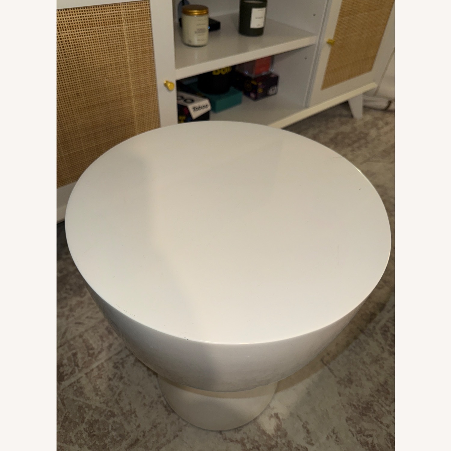 Polspotten White Lacquer Side Table - image-4