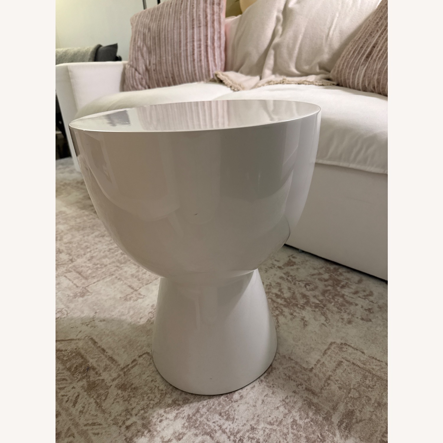 Polspotten White Lacquer Side Table - image-3