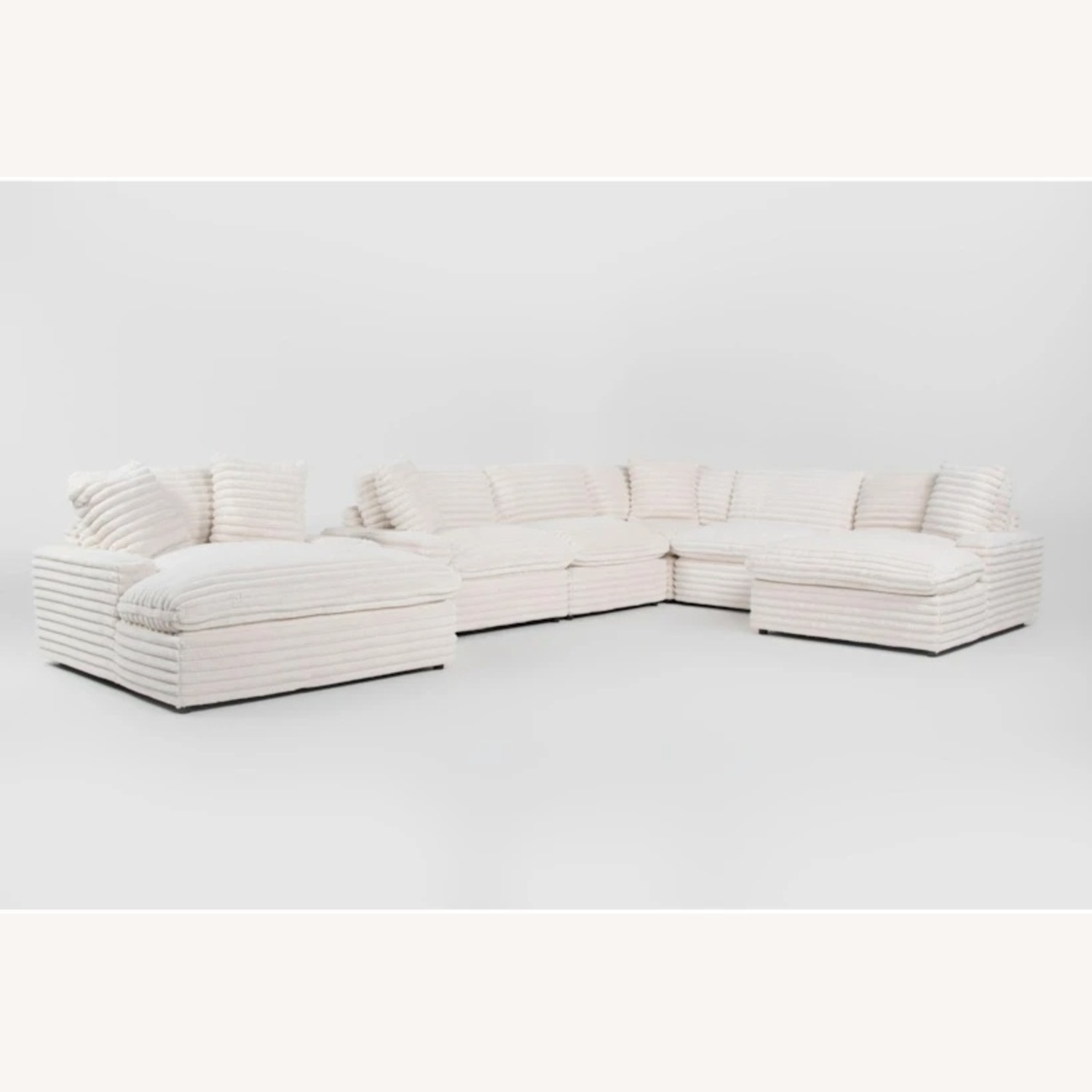 Serenity White 3+ Piece Sectional - image-6