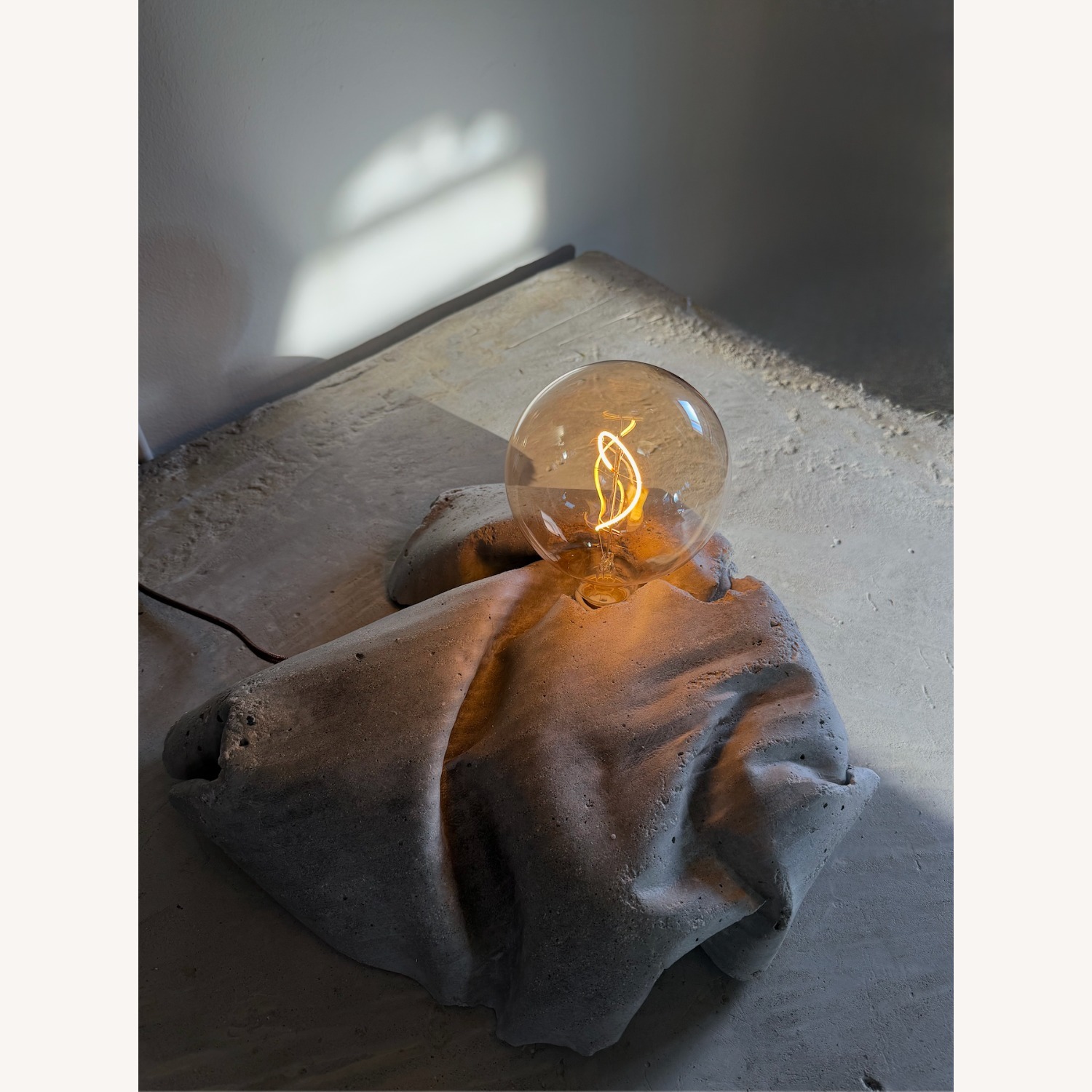 Concrete Sculptural Lamp - image-6