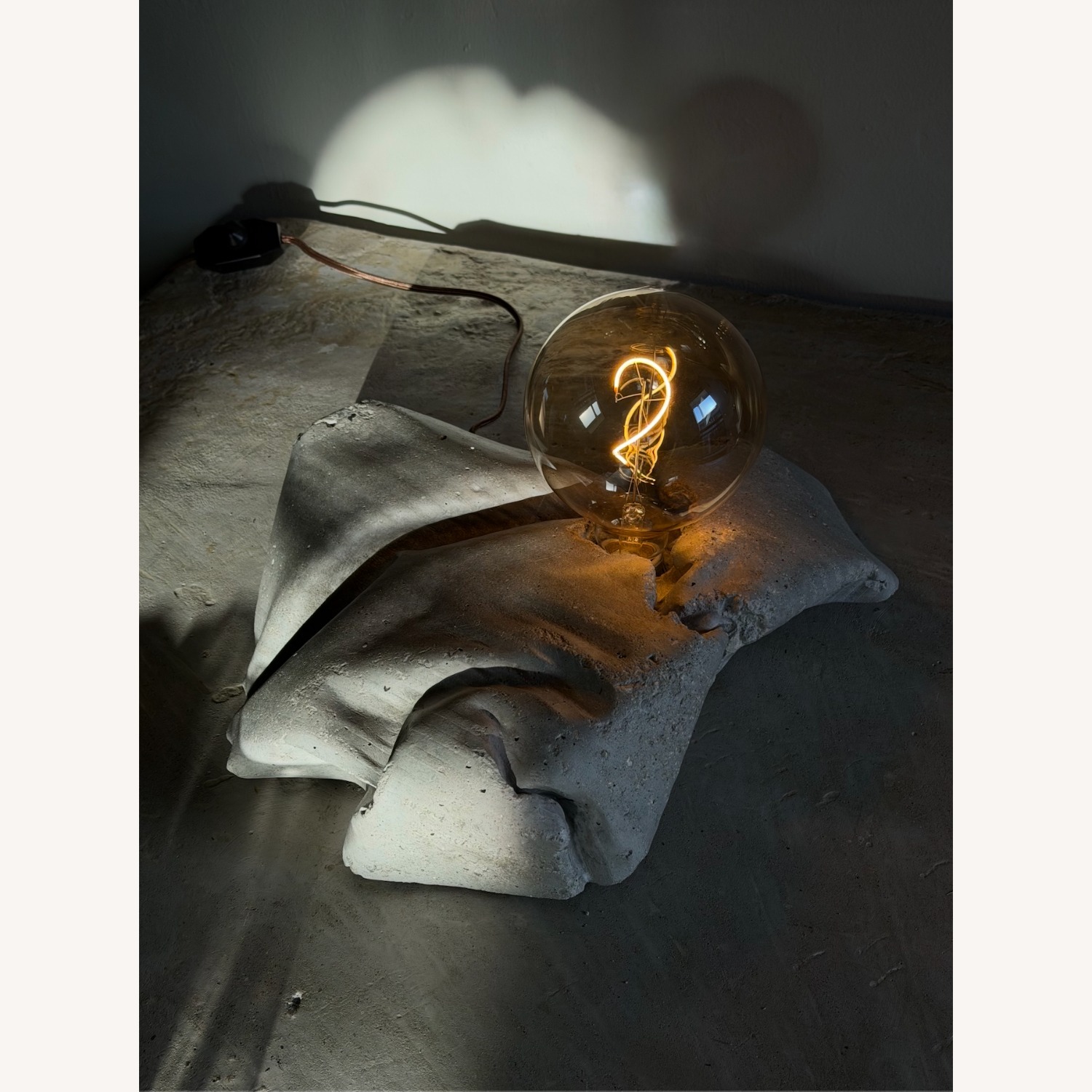 Concrete Sculptural Lamp - image-4