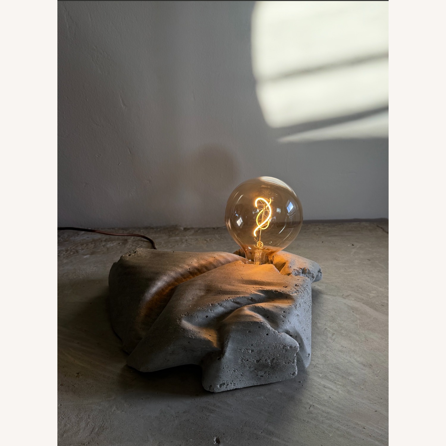 Concrete Sculptural Lamp - image-3