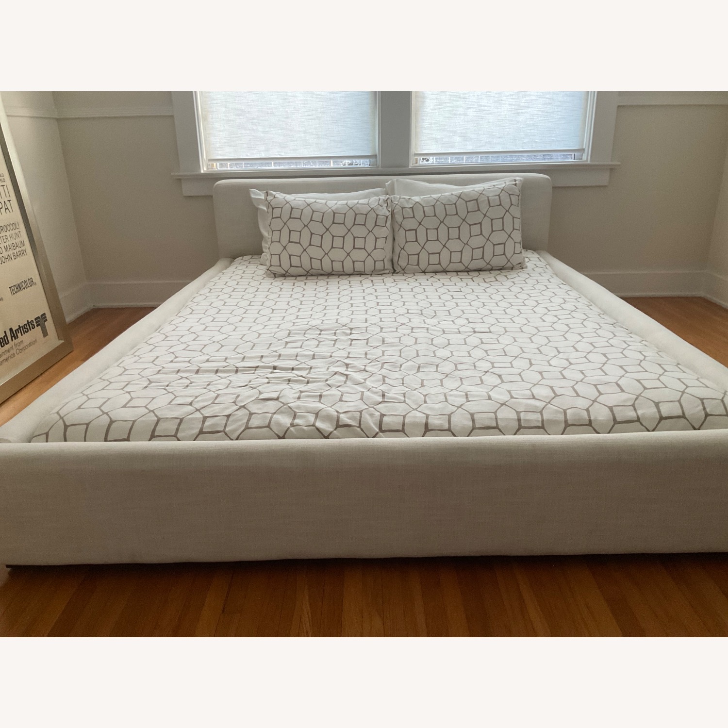 Room & Board Wyatt Natural Fabric Queen Bed - image-3