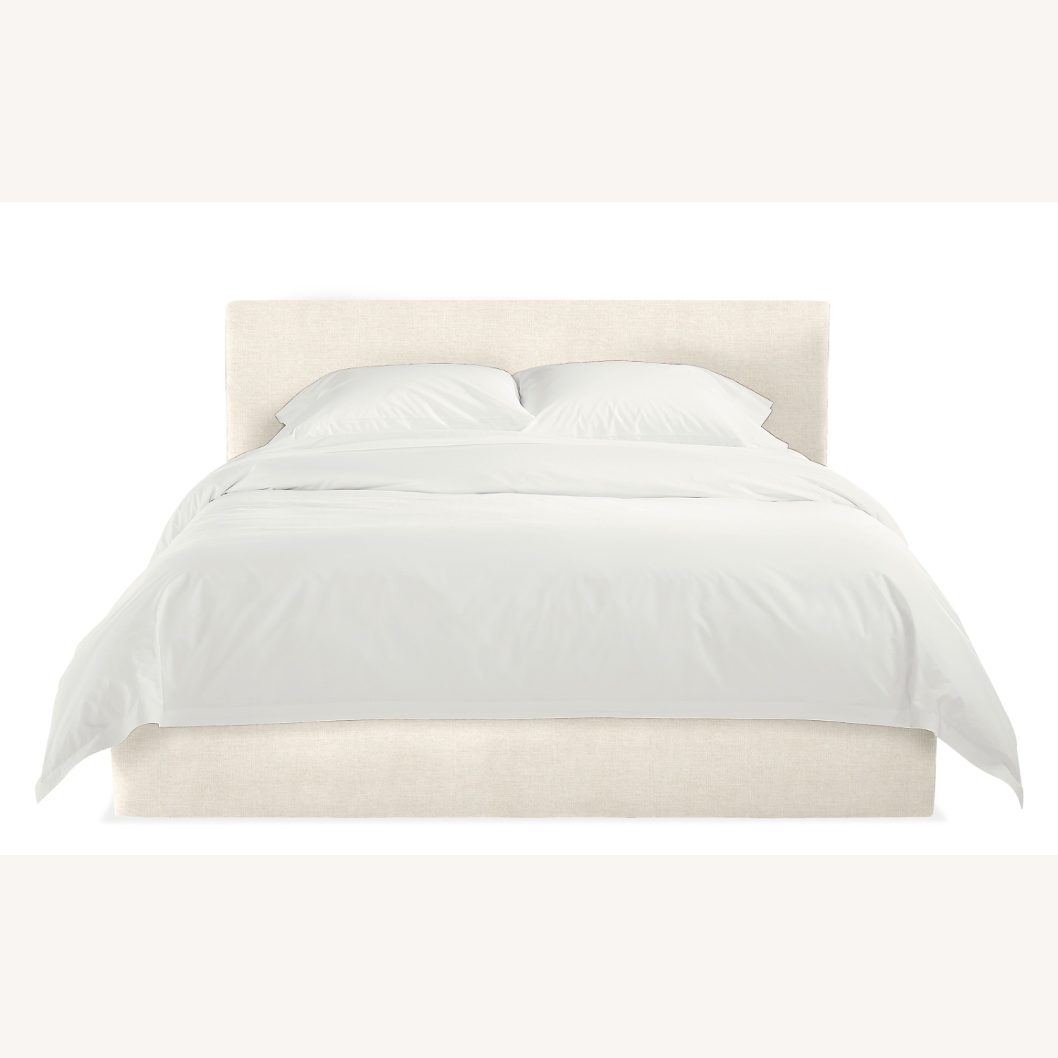 Room & Board Wyatt Natural Fabric Queen Bed - image-4