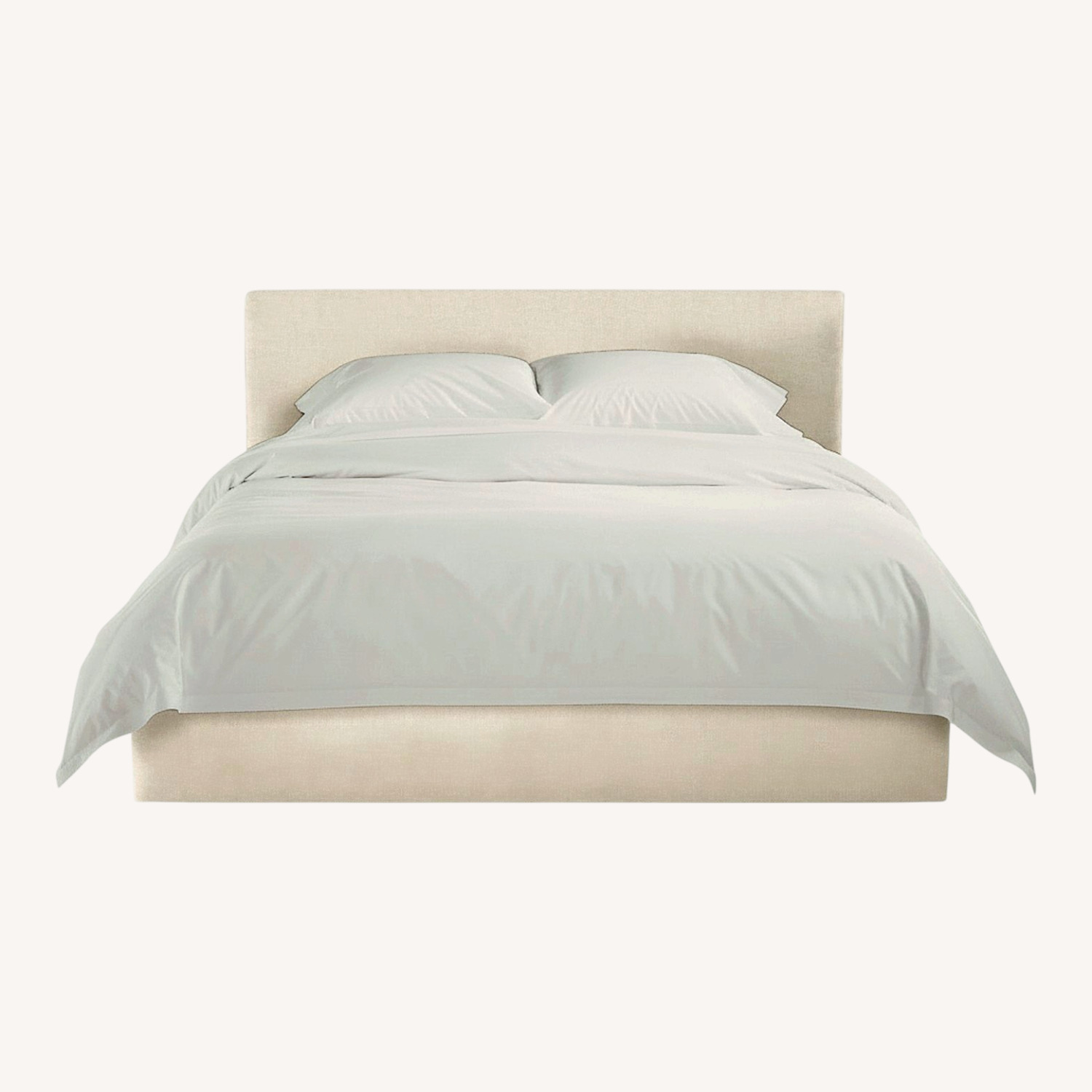 Room & Board Wyatt Natural Fabric Queen Bed - image-0