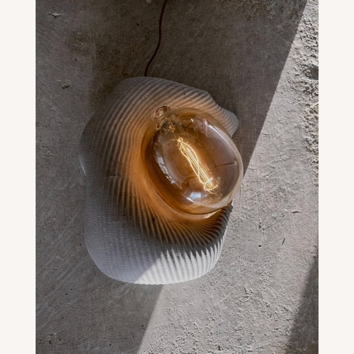 Used Sculptural Concrete Lamp by Mennheim for sale on AptDeco