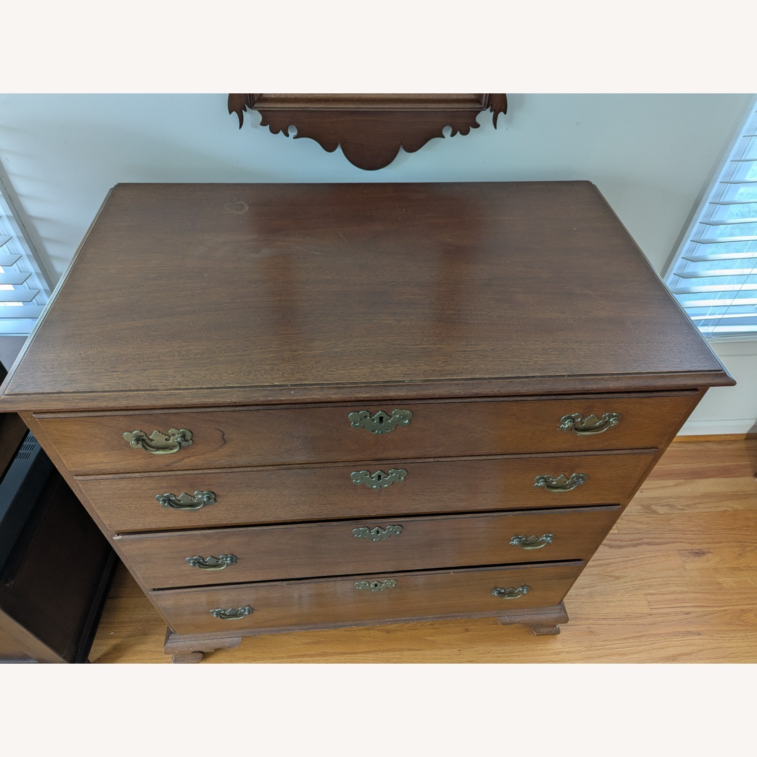 Chippendale Chest Solid Wood - image-2