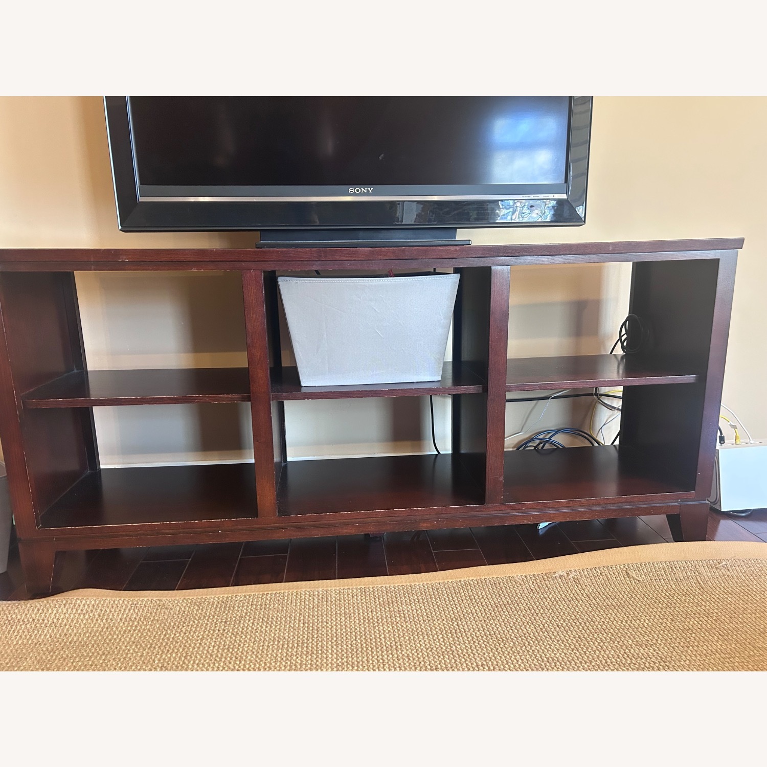 Ethan Allen Dark Brown Media Storage - image-2