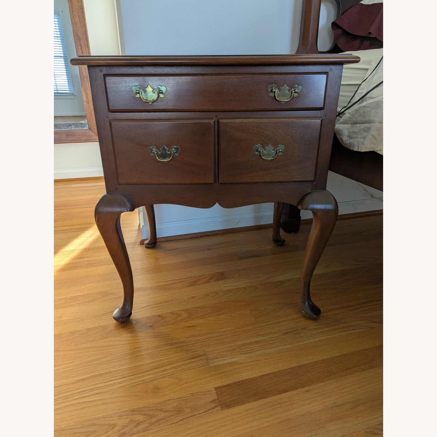 Cherry Queen Anne Low Chest - image-1