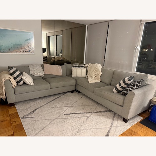 Used Raymour & Flanigan Daine 3-pc. Sectional Sofa for sale on AptDeco