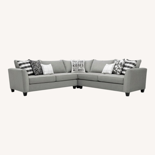 Used Raymour & Flanigan Daine 3-pc. Sectional Sofa for sale on AptDeco