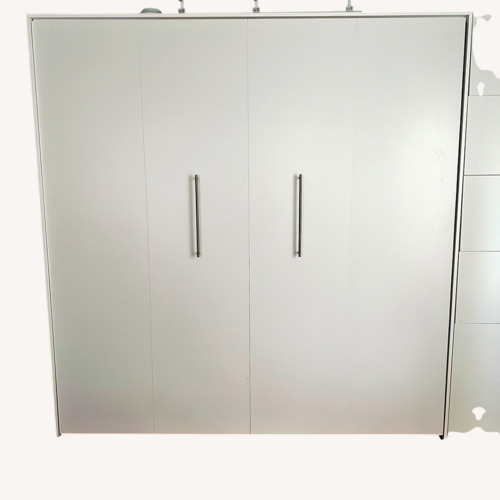 Used King Sized Murphy Bed in White for sale on AptDeco
