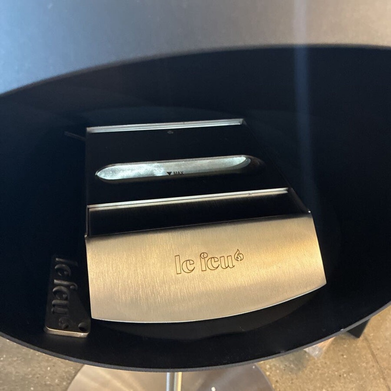 Le Feu Dome Ground Steel Fireplace Furniture Black - image-6