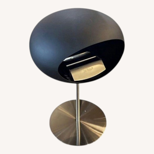 Used Le Feu Dome Ground Steel Fireplace Furniture Black for sale on AptDeco
