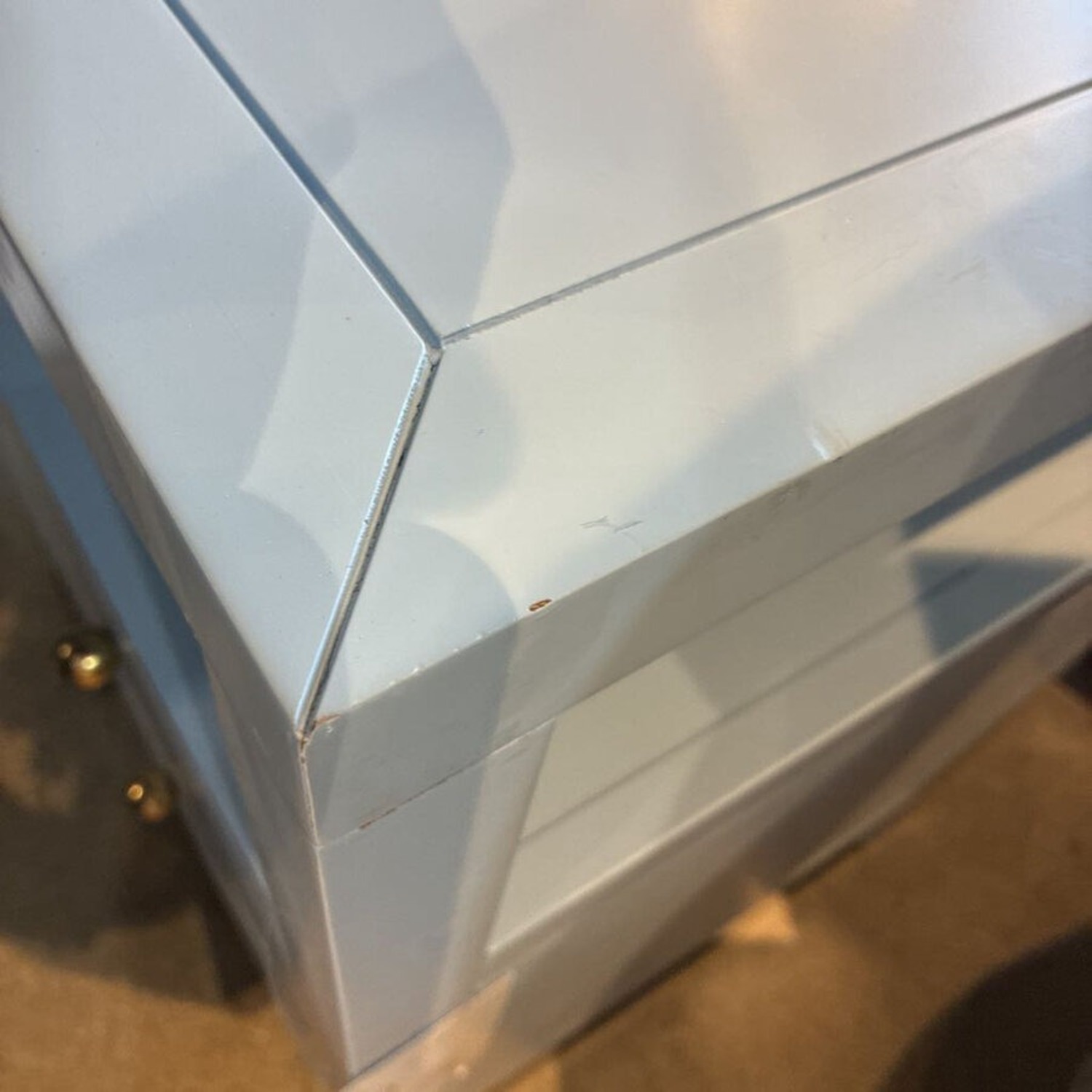 Celine 2-Drawer Nightstand Blue/Gold  - image-10