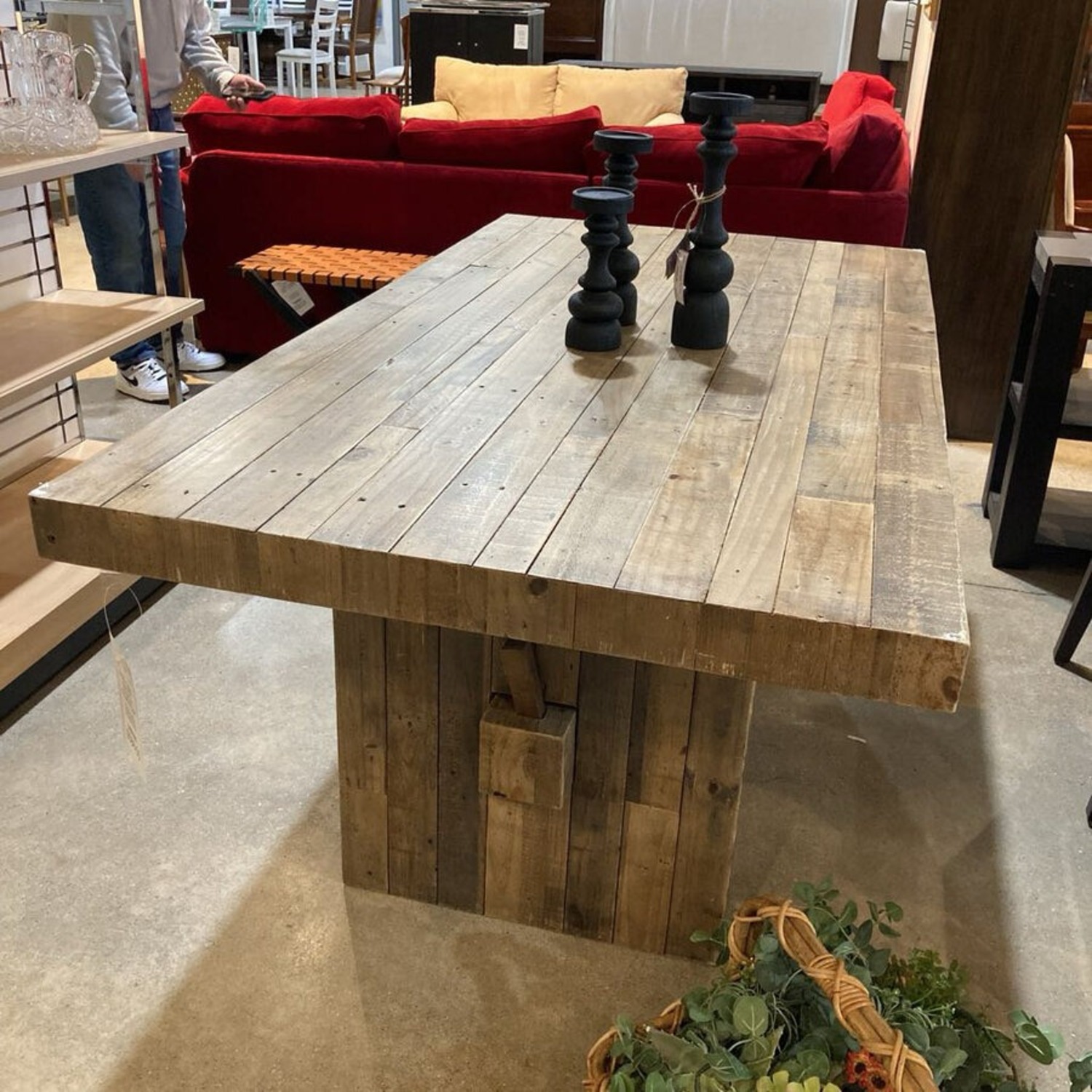 West Elm Emmerson Reclaimed Solid Wood Dining Table - image-2