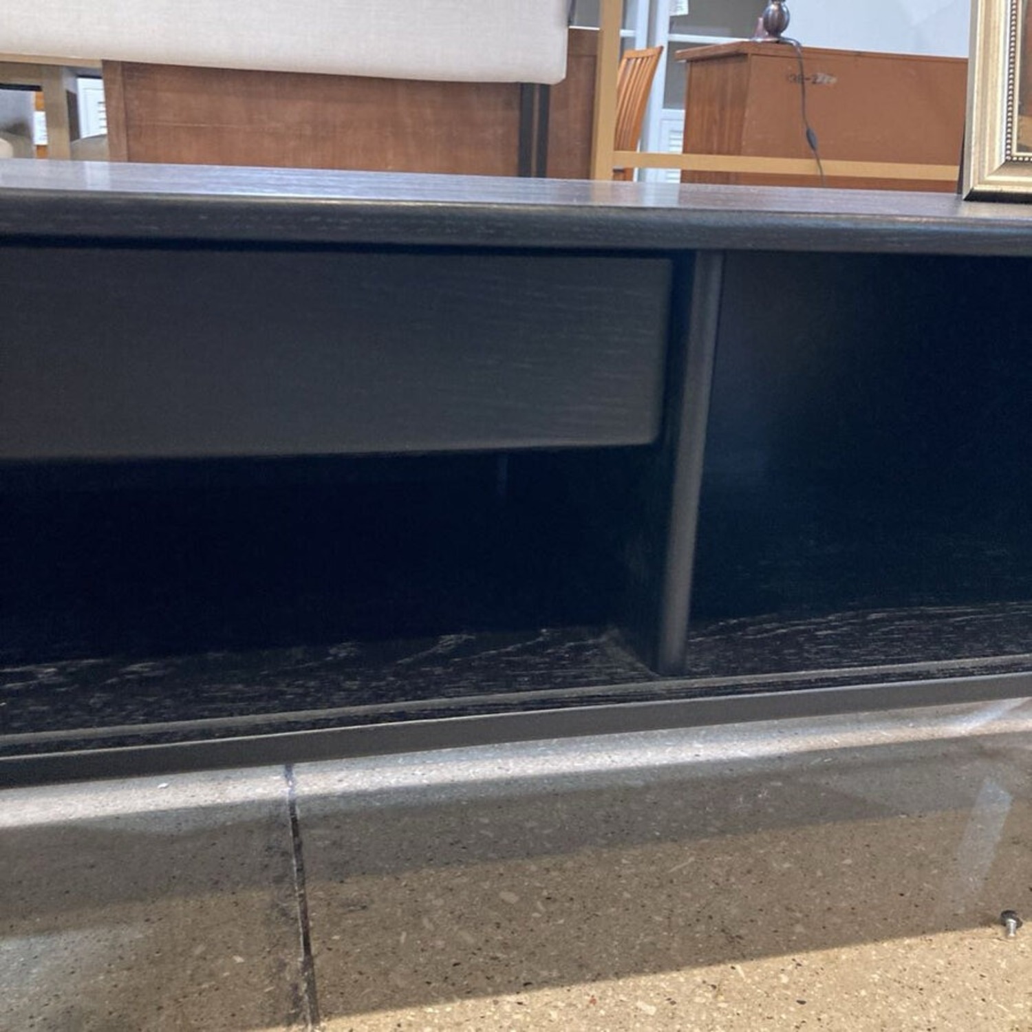 MCM Fluted Tv Stand Media Console Black - image-10