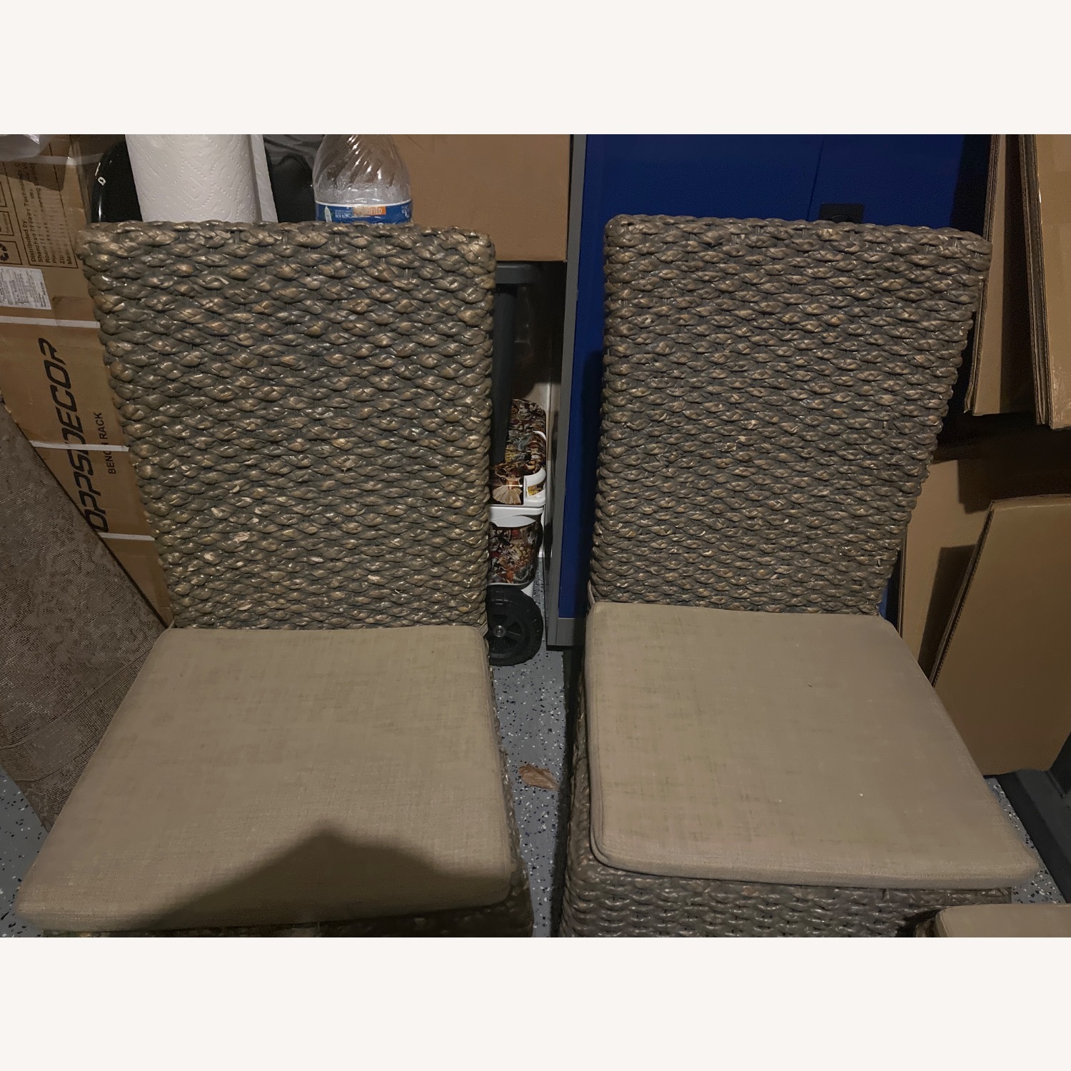 Havertys Natural Bamboo Dining Chair - image-4