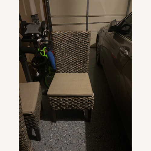 Used Havertys Natural Bamboo Dining Chair for sale on AptDeco