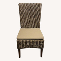 Havertys Natural Bamboo Dining Chair