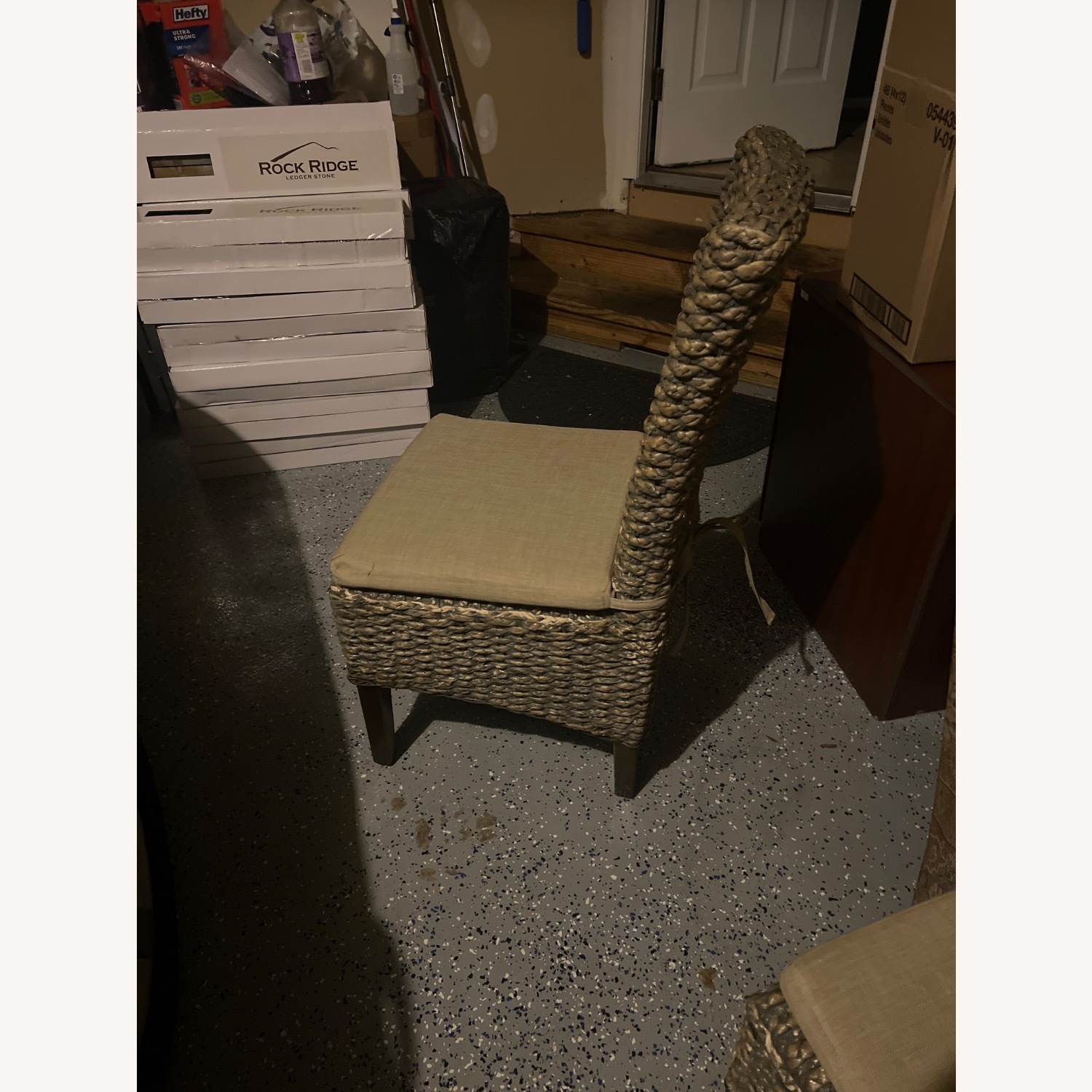 Havertys Natural Bamboo Dining Chair - image-2