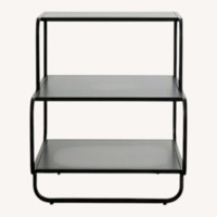 Alana Metal 3-Tiered Side Table/Nightstand