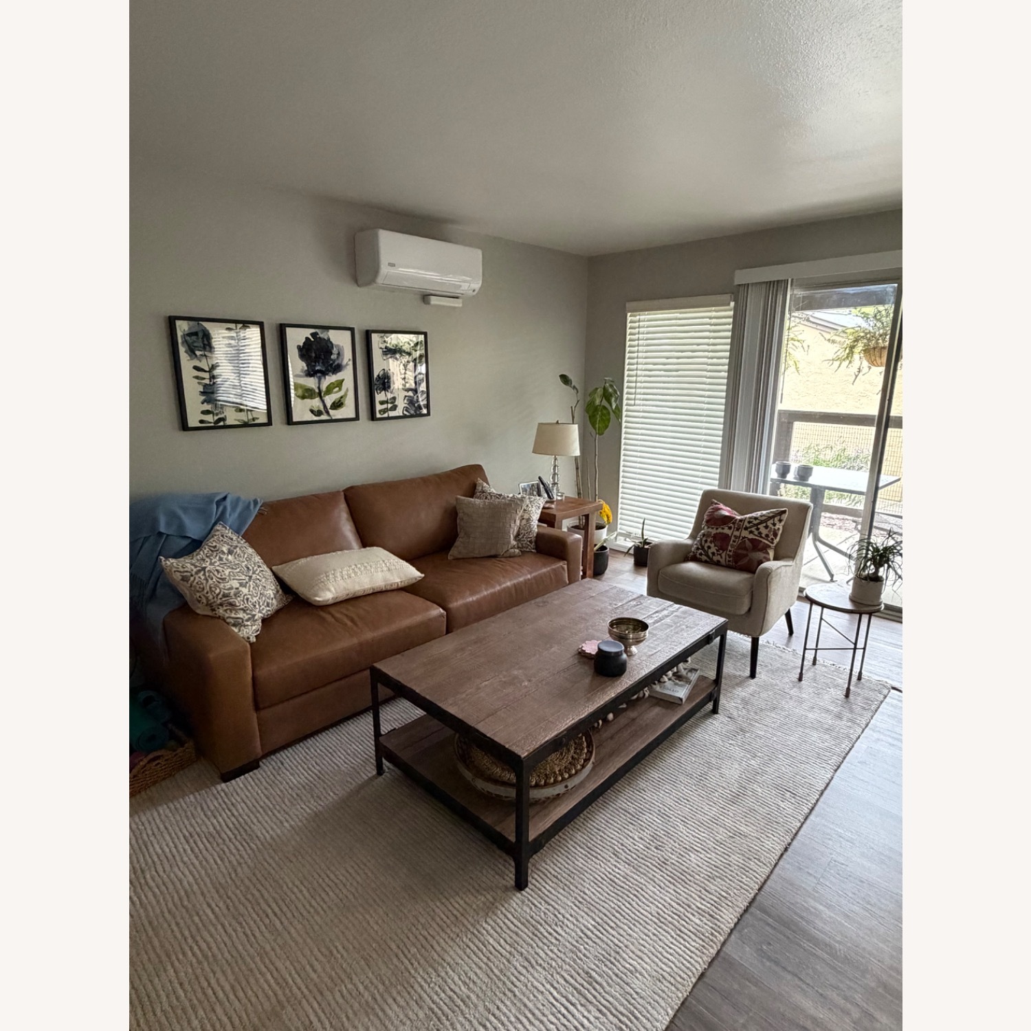 Pottery Barn Turner Leather Sofa - image-3