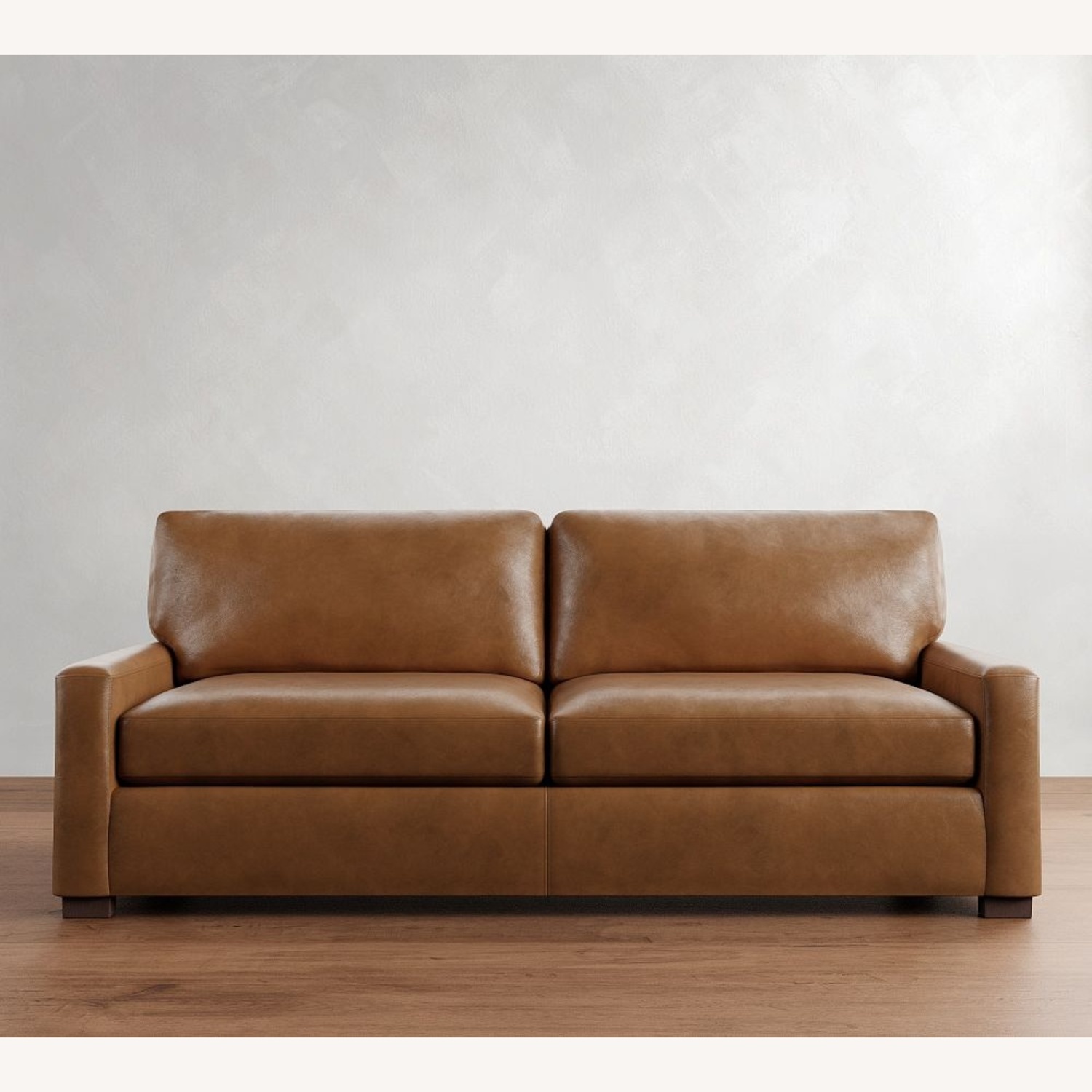 Pottery Barn Turner Leather Sofa - image-4