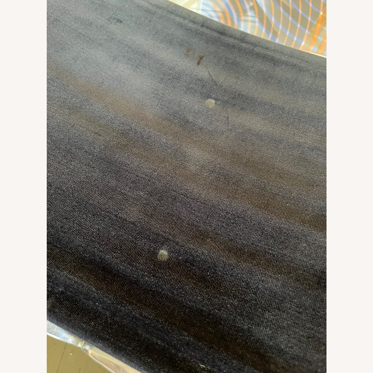 Mid Century Chrome Directors Chairs Black Velvet  - image-8