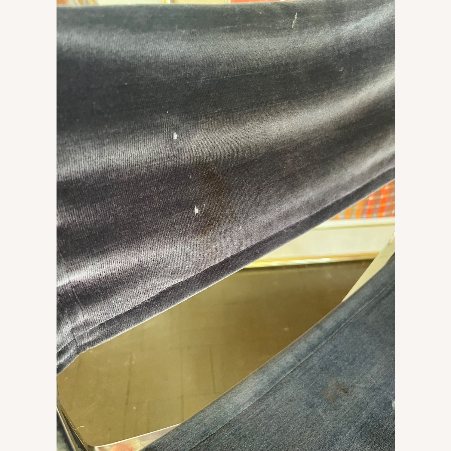 Mid Century Chrome Directors Chairs Black Velvet  - image-10