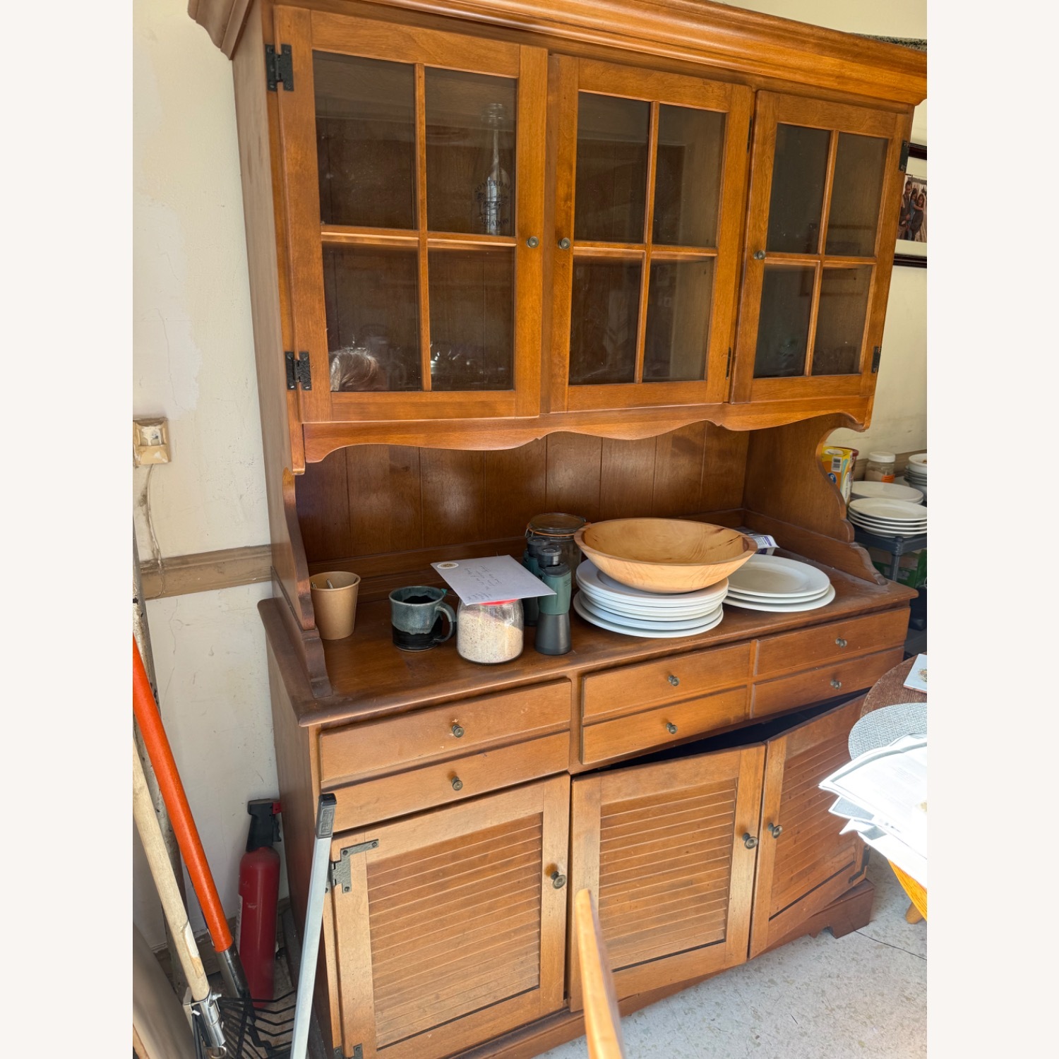 Ethan Allen Wood Sideboard - image-1