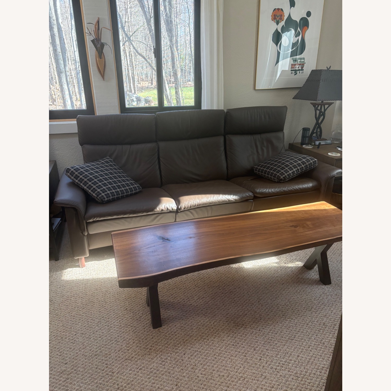 Ekornes Anna Dark Brown 3+ Seater Sofa - image-3