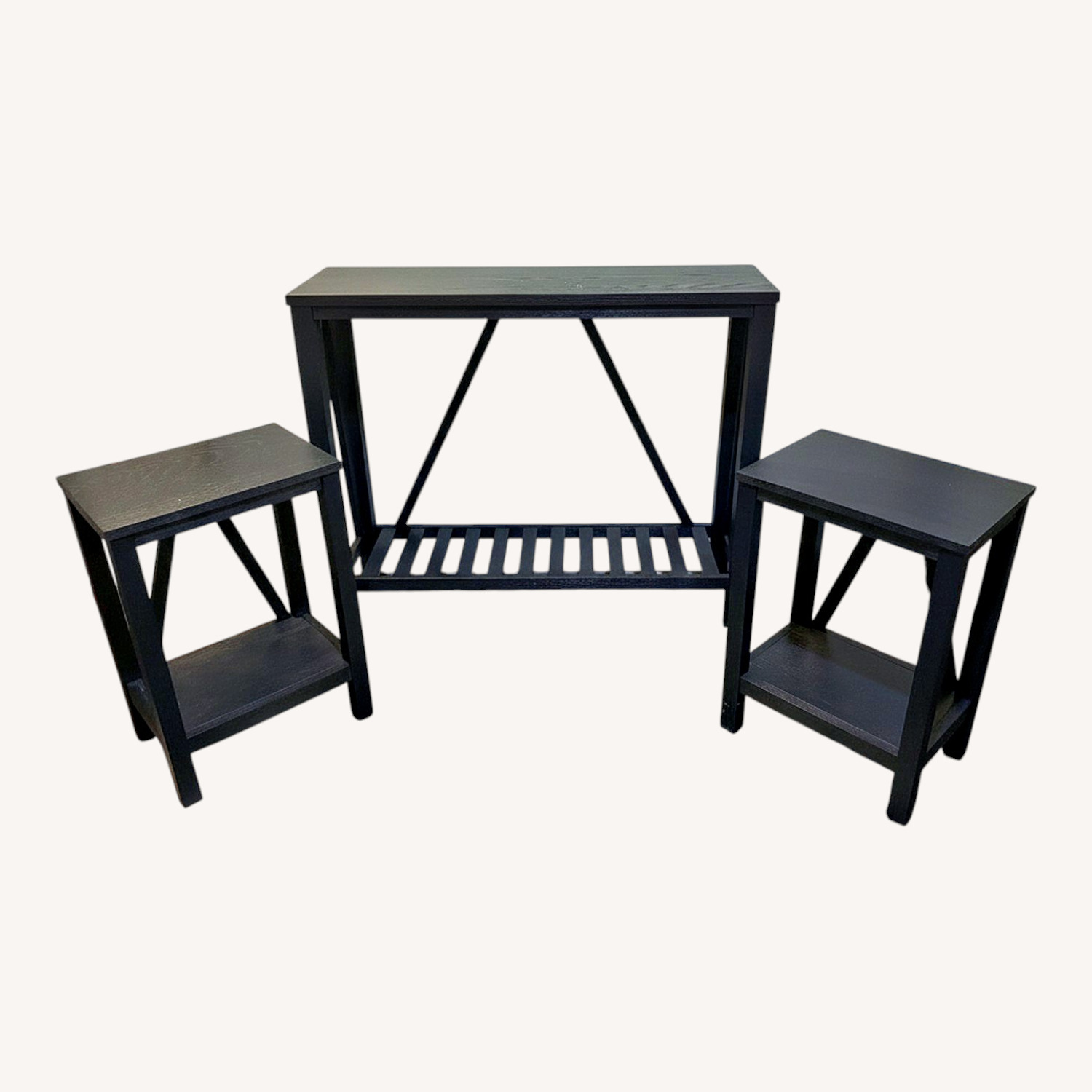 Espresso Wood Table Set - image-4