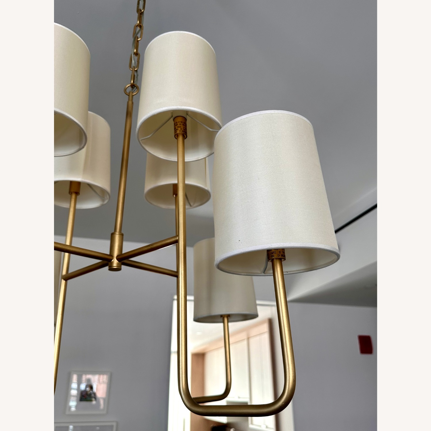 Visual Comfort Go Lightly Brass Chandelier - image-3